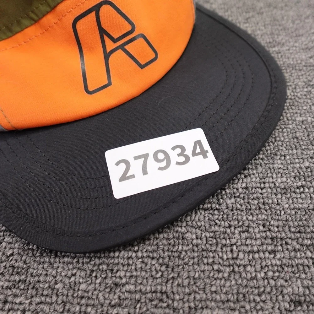 Anthem Branding Hat Cap Strap Back Mens One Size Multicolor 5 Panel Nylon Trail